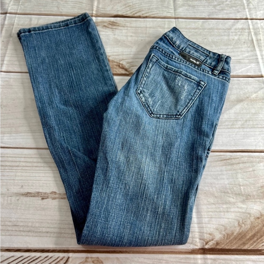 Hurley Straight Leg, Slim Bootcut Jeans Size:00 EXCELLENT!